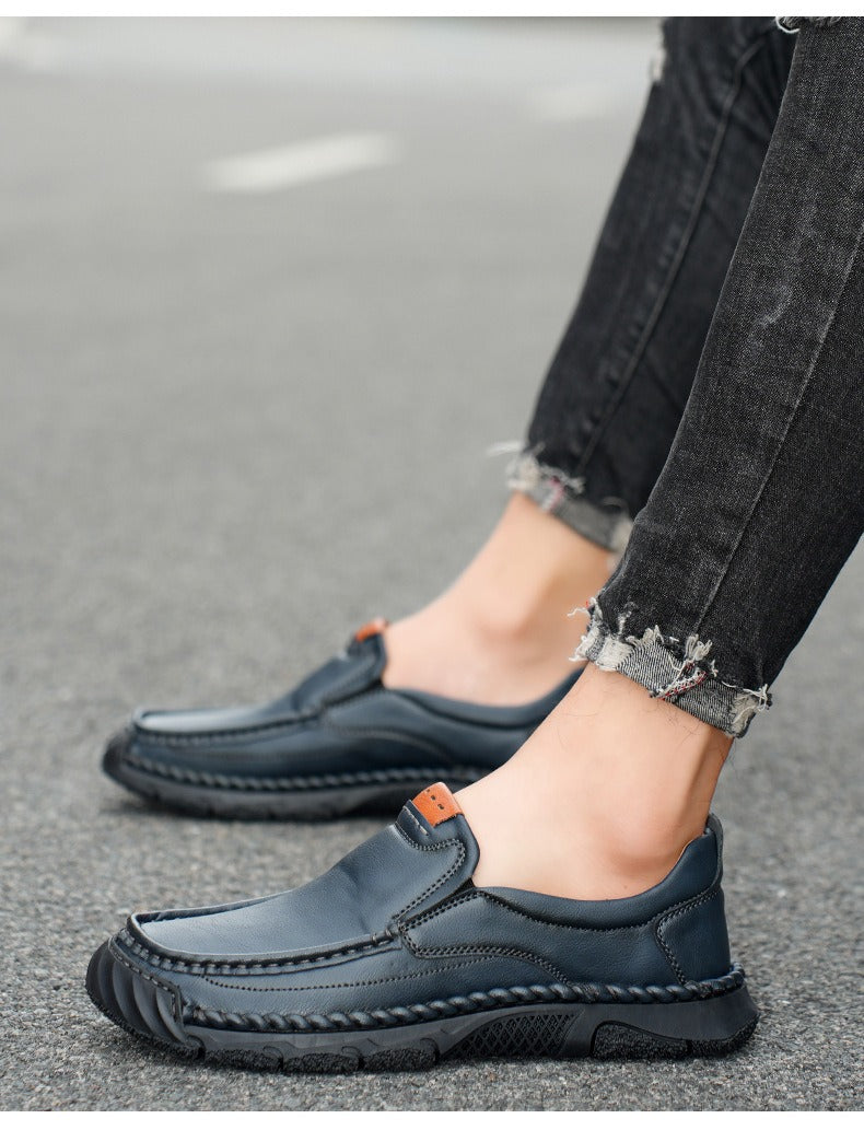 Limited Time Sale 70% OFF-Men’s Premium Leather Slip On Shoes