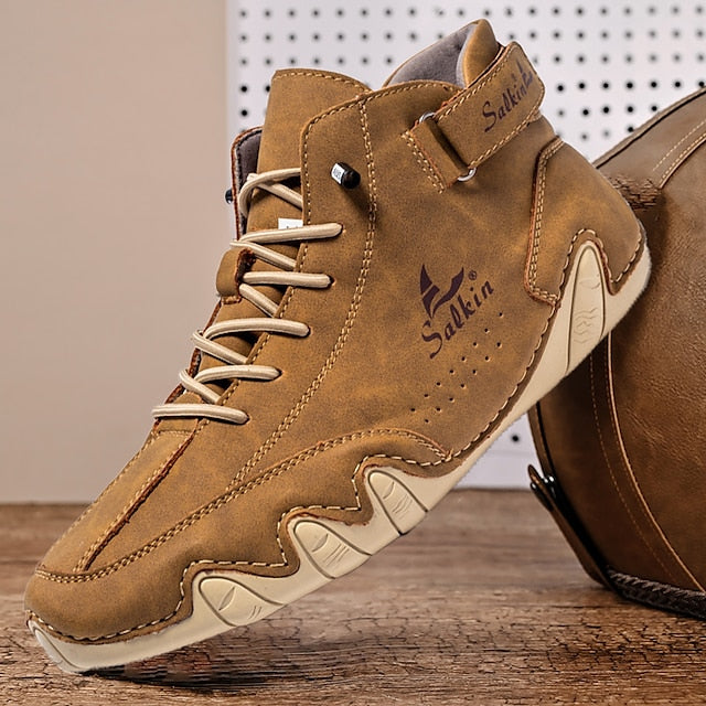 🔥On This Week Sale 70% OFF🔥Men's Leather Orthopedic Shoes - Improve Posture and Get Rid of Painless Walking & Driving