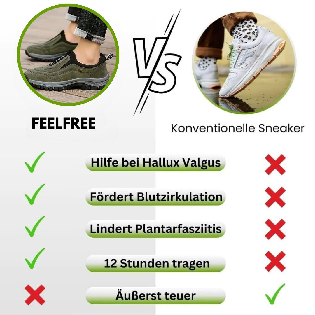 Orthopädischer, rutschfester & wasserdichter Schmerzlinderungs-Schuh - FeelFree - Unisex