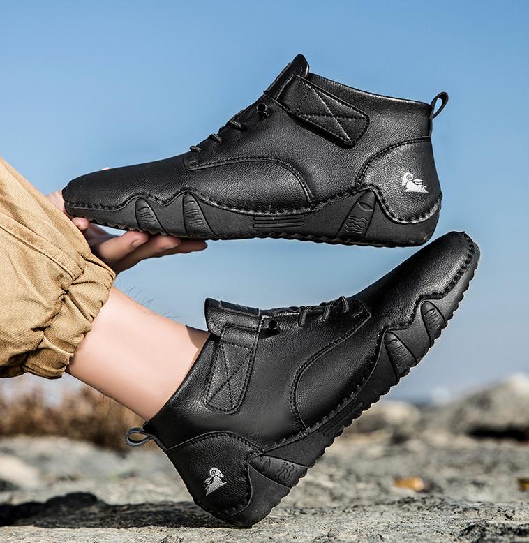 ⏰ 50% off - 2025 Newest Men's Orthopedic Leather Hiking Shoes