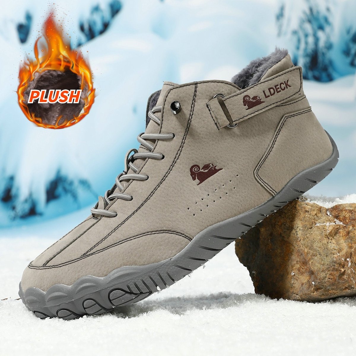 Wiecel™ FrostStep – Kältefeste & rutschfeste Barfuß-Winterstiefel