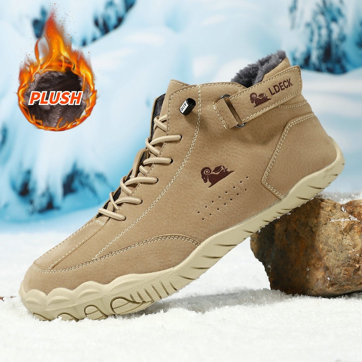 Wiecel™ FrostStep – Kältefeste & rutschfeste Barfuß-Winterstiefel
