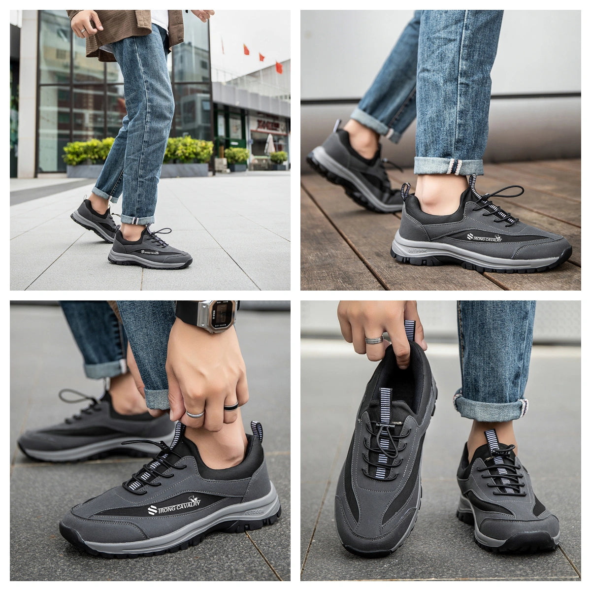 [Last Day 70% Off - Don't Miss Out] 🔥 Ergonomically Designed Men's Walking Shoes 👞 Relieve Walking Pain ✅ Arch Support for Comfortable Walking