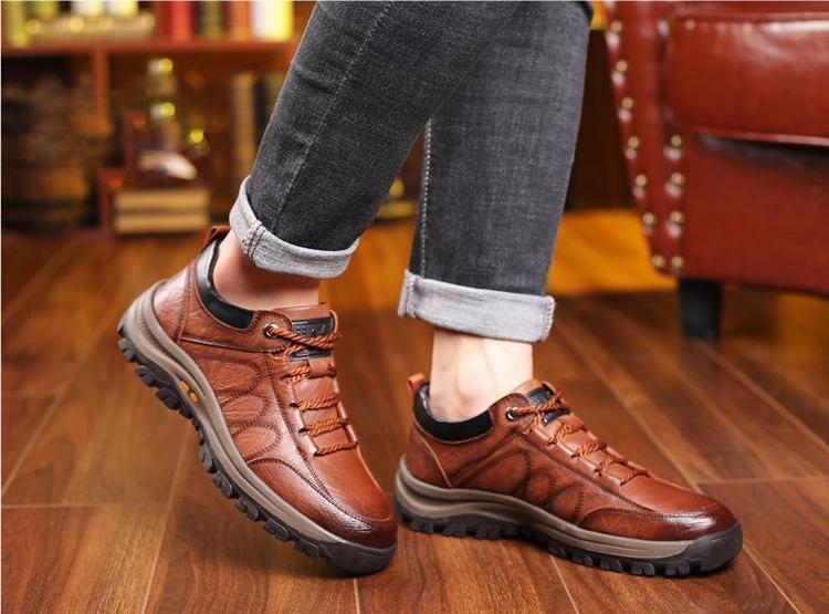 🔥ON THIS WEEK SALE 70% OFF🔥 Men's Casual Hand Stitching Leather Arch Support Shoes（Buy 2 For Free Shipping）