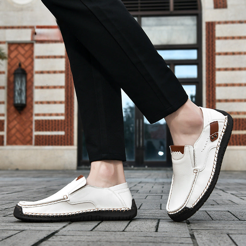 ⏰60% off promotion - 2025 new men's orthopedic hands-free genuine leather slip-on loafers