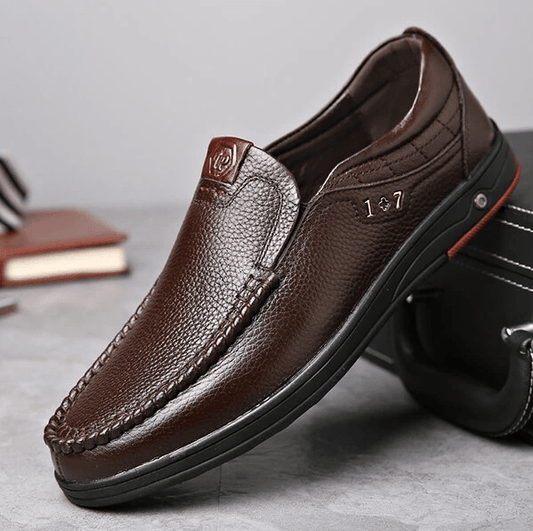 🔥Hot Sale🎉 Mens Soft Insole Casual Business Slip On Loafers