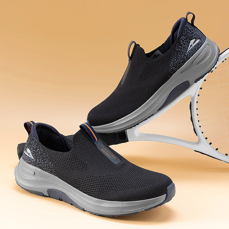 🏃👟70% OFF !!!🔥Clearance!!🔥Men's Daily Breathable Shock-Absorbing Slip-On Orthopedic Sneakers