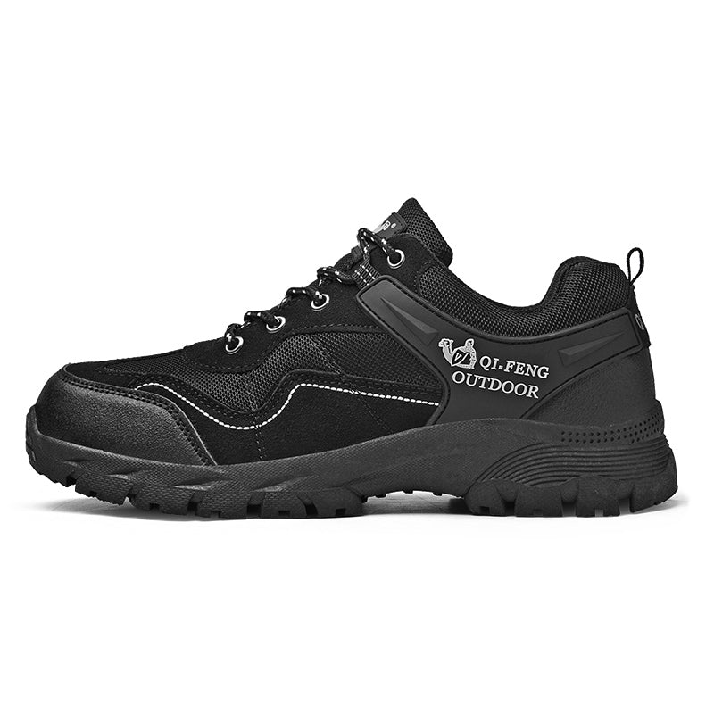 Men's Comfy Lightweight Waterproof Breathable Hiking Shoes Orthopedic Support Sneakers for Foot Pain
