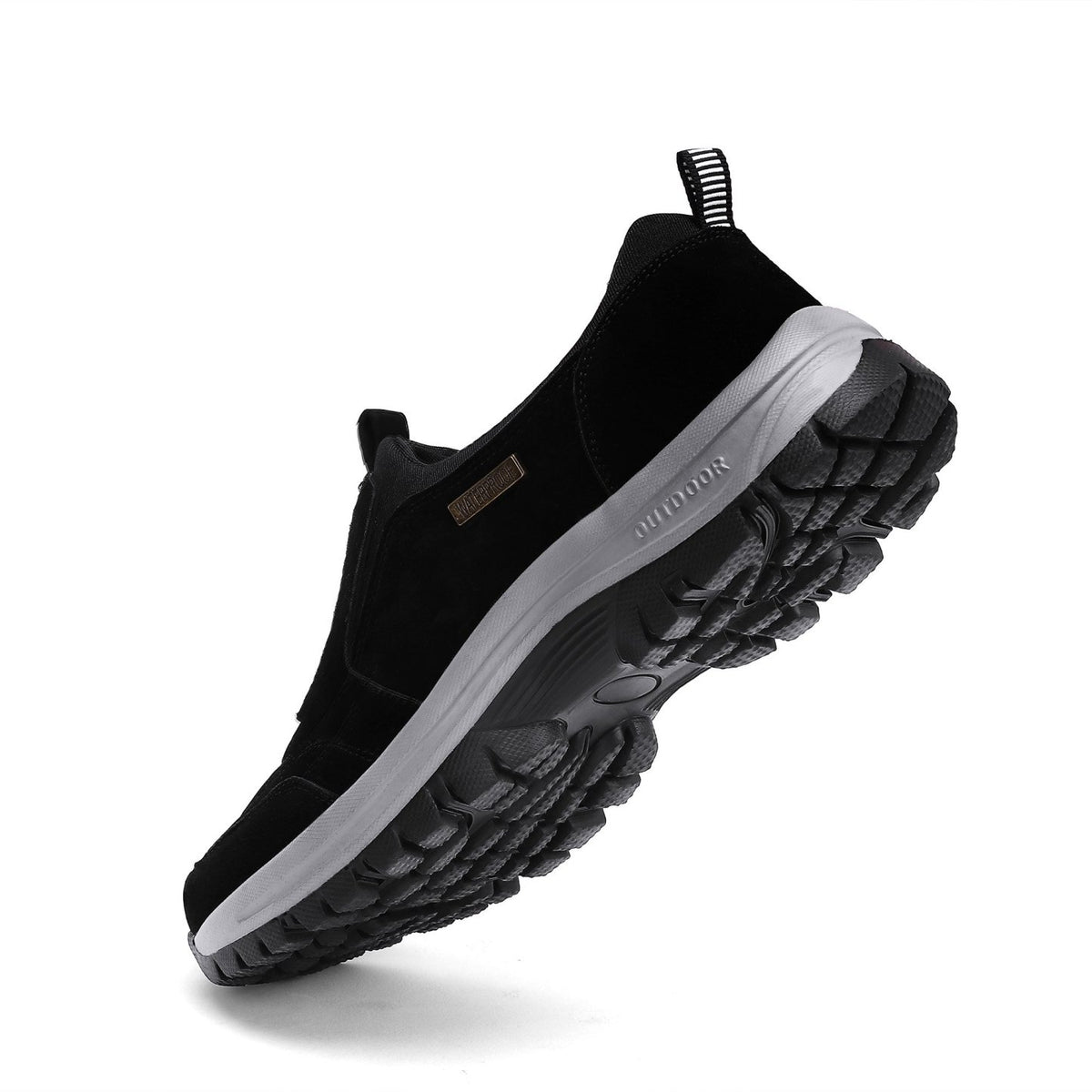 MEN'S EXTENDED WIDTH FOOT COMFORTABLE SNEAKERS WITH ARCH SUPPORT AND SHOCK ABSORPTION