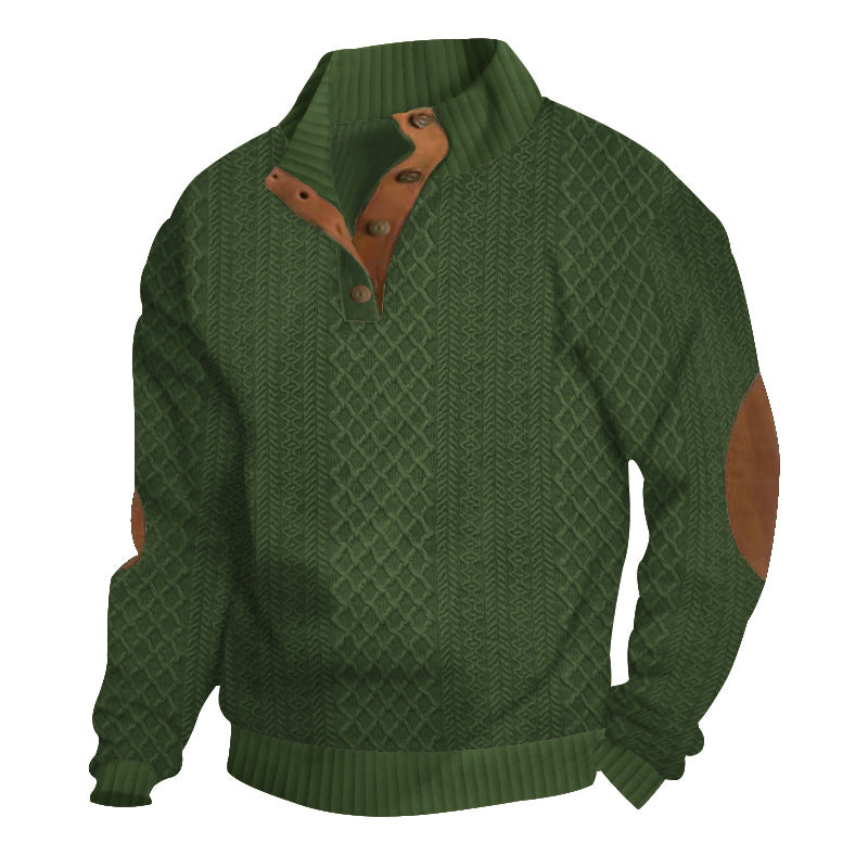 Men's  Long Sleeve Cashmere Sports Sweater