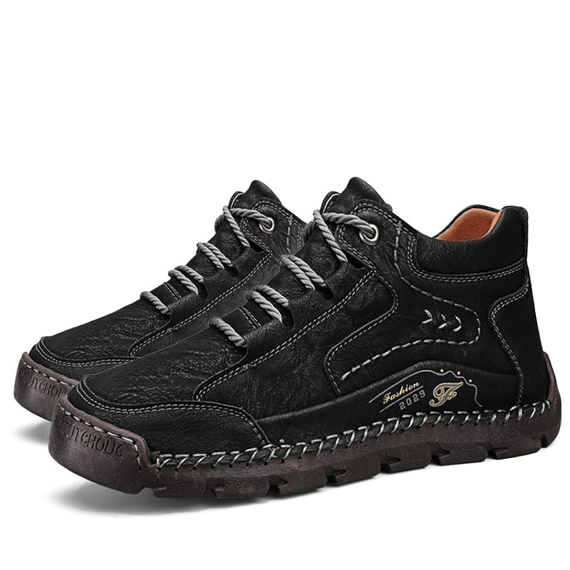 (🔥NEW YEAR SALE - 70% OFF) Finddbest™ Handcrafted Men's Leather Shoes - Relieve Foot Pain
