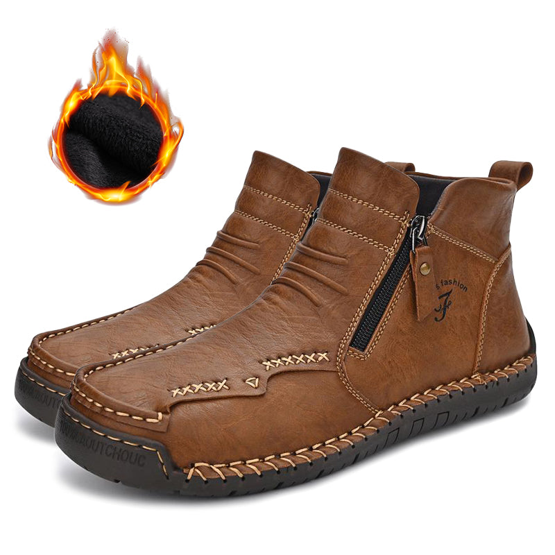 (🔥CLEARANCE SALE - 70% OFF)Men's Hand-sewn Cowhide Boots Comfortable Waterproof And Non-slip