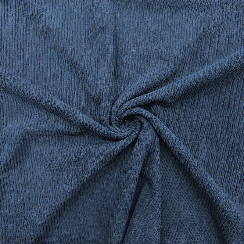 Men's Outdoor Long-Sleeved Lapel Top Ribbed Sweater