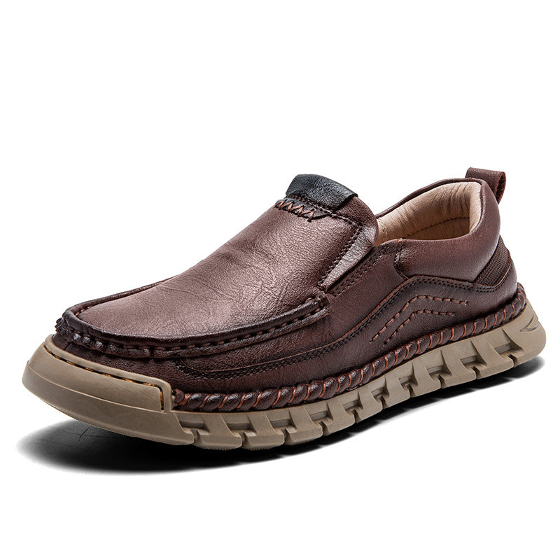 2025 SPRING MEN'S ORTHOPEDIC COMFORTABLE GENUINE LEATHER SLIP ON WALKING SHOES