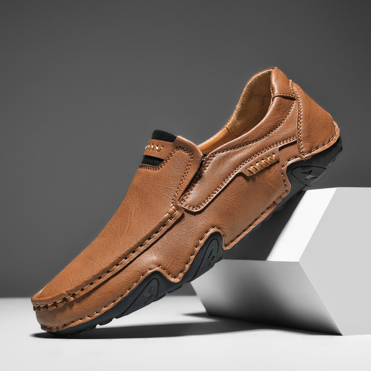 Last Day 50% OFF🔥⏱️Christmas Promotion⏱️🔥Men's genuine calfskin leather Slip-On Loafers