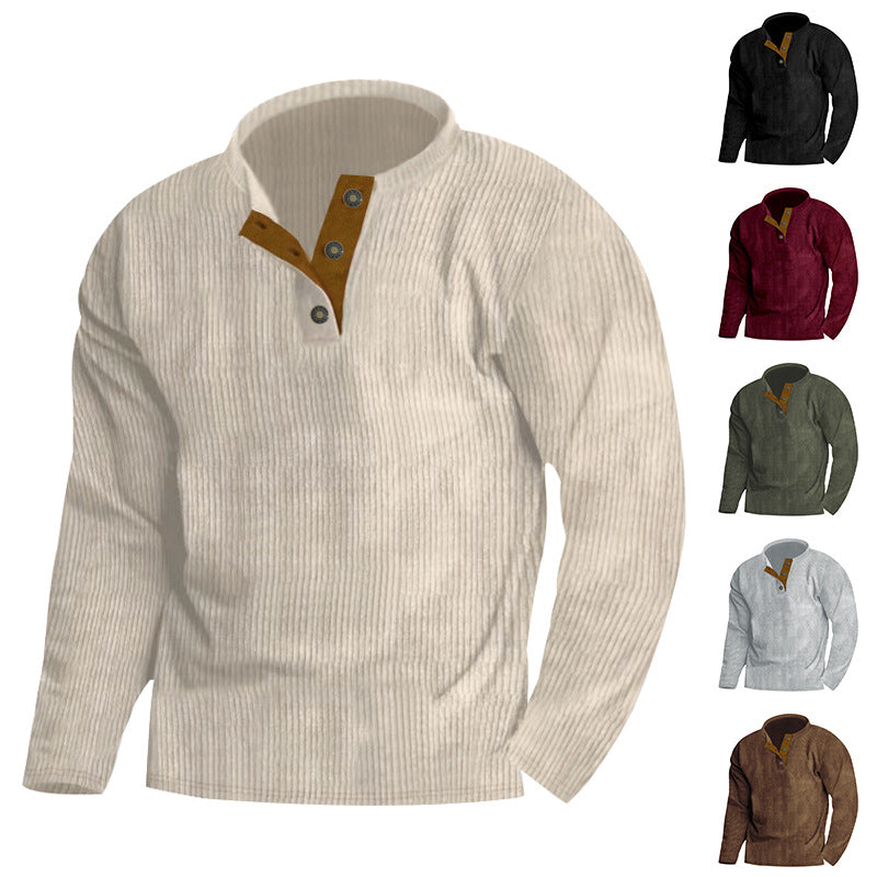 🔥Last Day 60% Off🔥Men's Outdoor Casual Stand Collar Long Sleeve Sweatshirt
