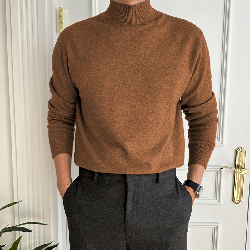 2024 Men's Cashmere Business Basic Sweater