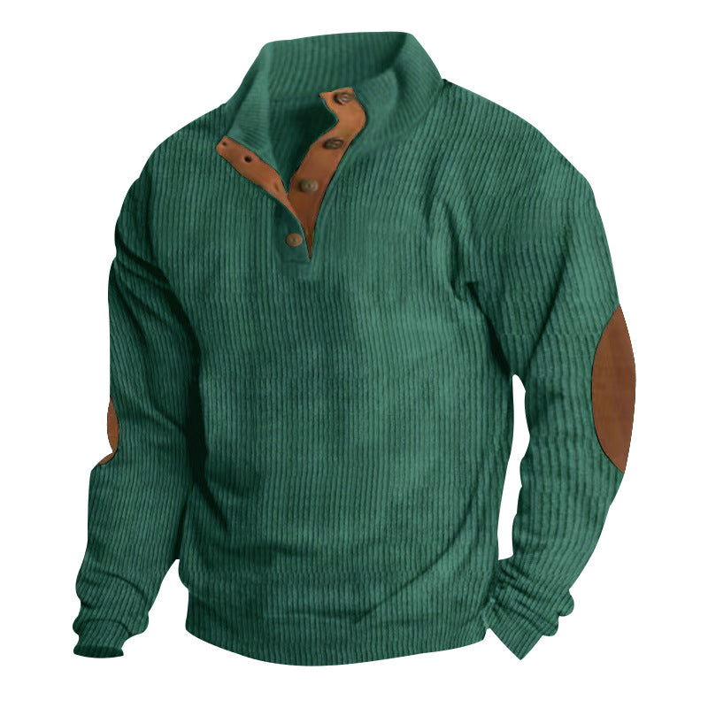 🔥Men's Outdoor Casual Stand Collar Long Sleeve Sweatshirt