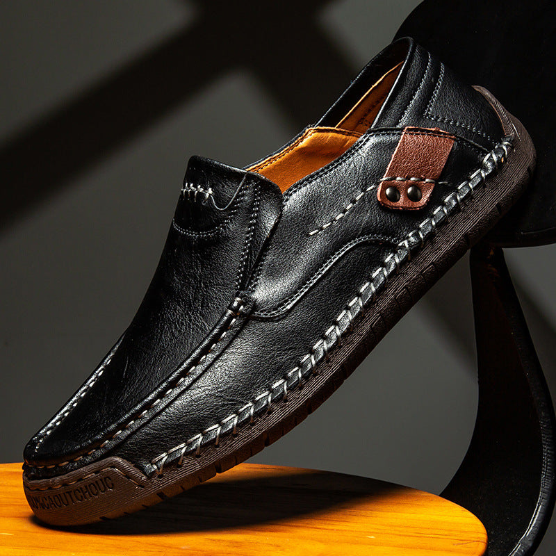 ⏰Christmas sale 70% OFF 🔥 Men's   Genuine Leather Slip-On Loafers