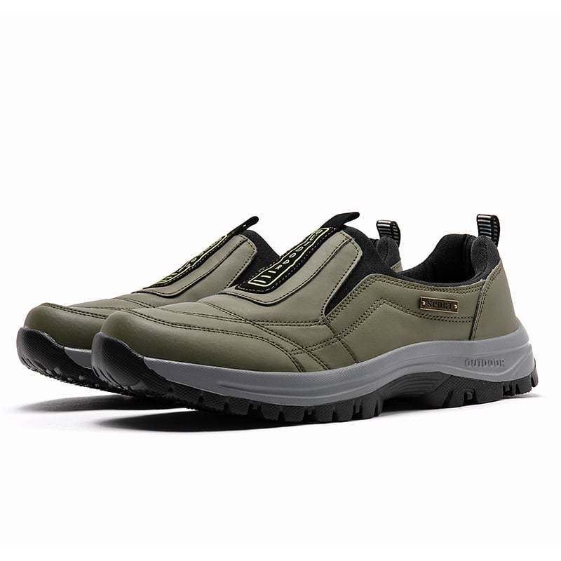 MEN'S EXTENDED WIDTH FOOT COMFORTABLE SNEAKERS WITH ARCH SUPPORT AND SHOCK ABSORPTION