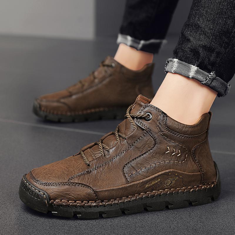 (🔥NEW YEAR SALE - 70% OFF) Finddbest™ Handcrafted Men's Leather Shoes - Relieve Foot Pain