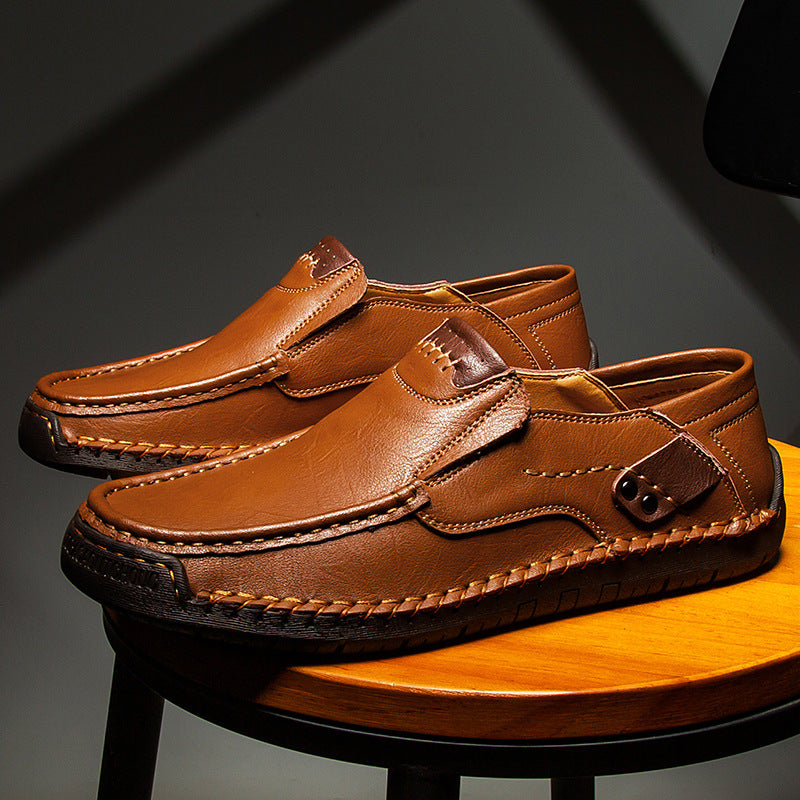 ⏰Christmas sale 70% OFF 🔥 Men's   Genuine Leather Slip-On Loafers