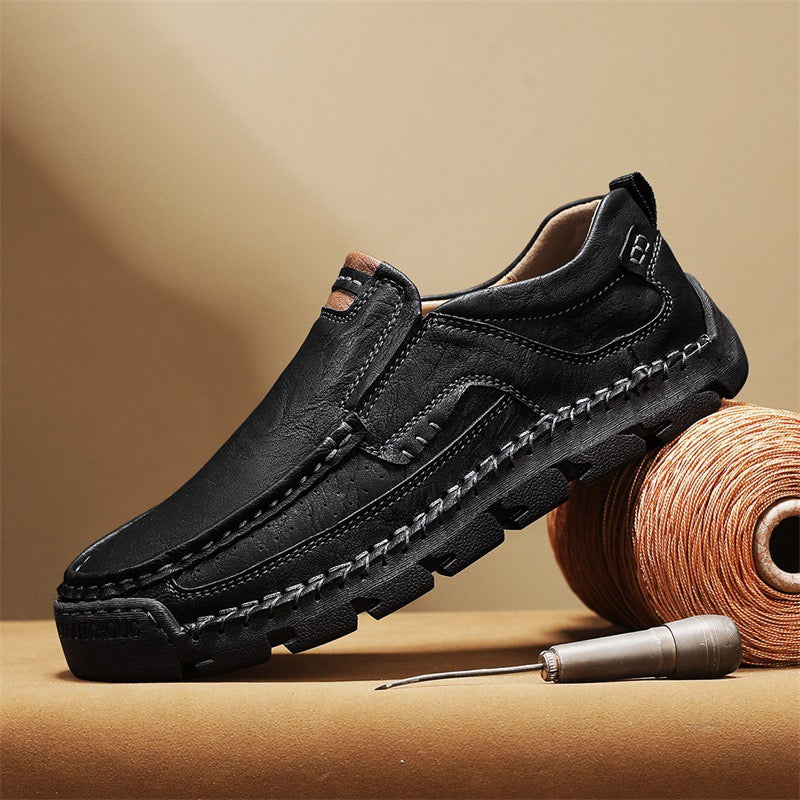Finddbest®Men's Handcrafted Cowhide Orthopedic Loafers - Wide Toe Box