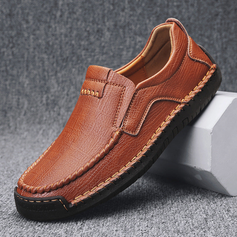 ⏰Promotion - 50% OFF🔥Finddbest® Leather Loafers – Slip-On, Orthopedic Arch Support