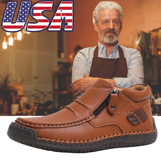 ⏰Limited Time Sale 70% OFF-Men’s   Premium Leather Slip