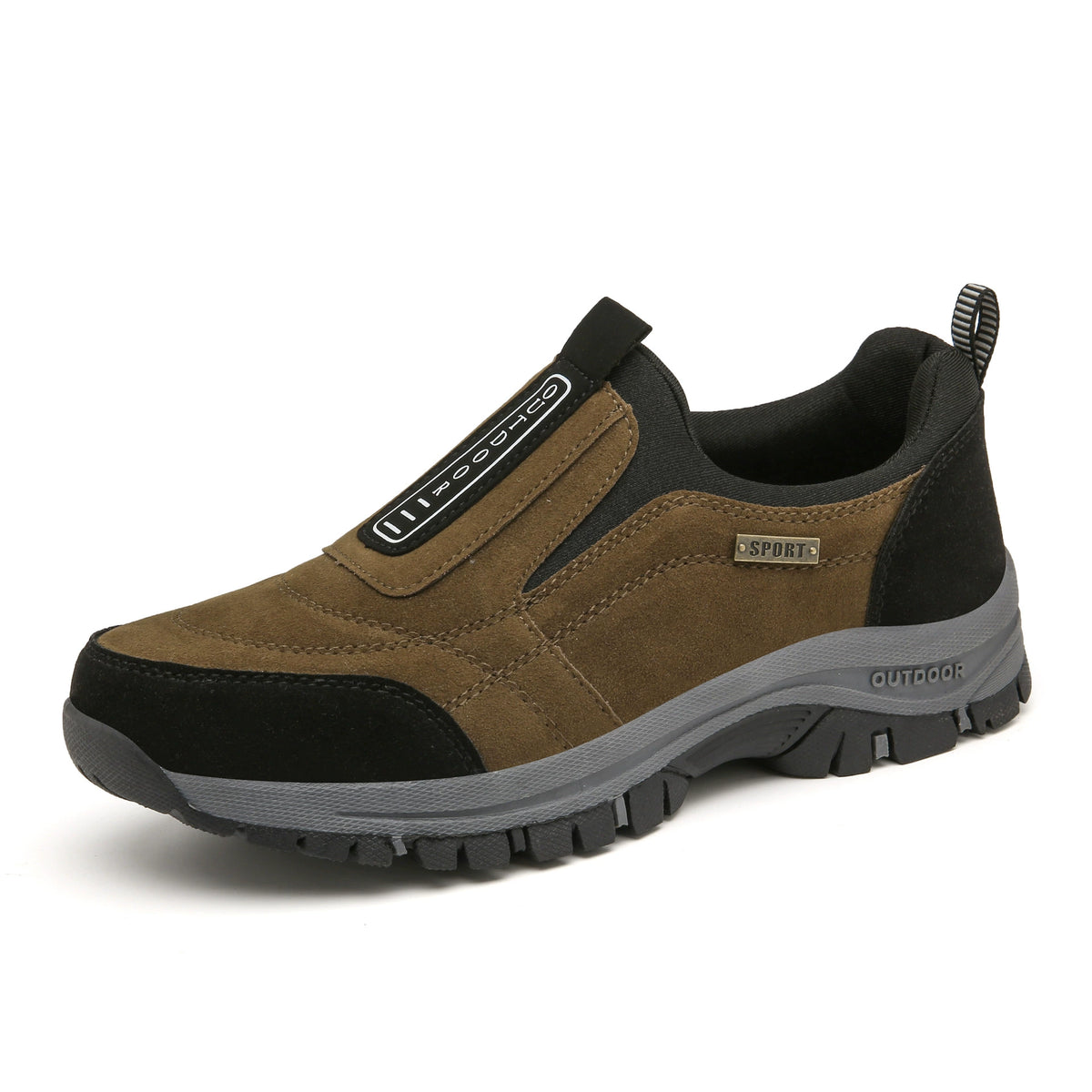 MEN'S EXTENDED WIDTH FOOT COMFORTABLE SNEAKERS WITH ARCH SUPPORT AND SHOCK ABSORPTION
