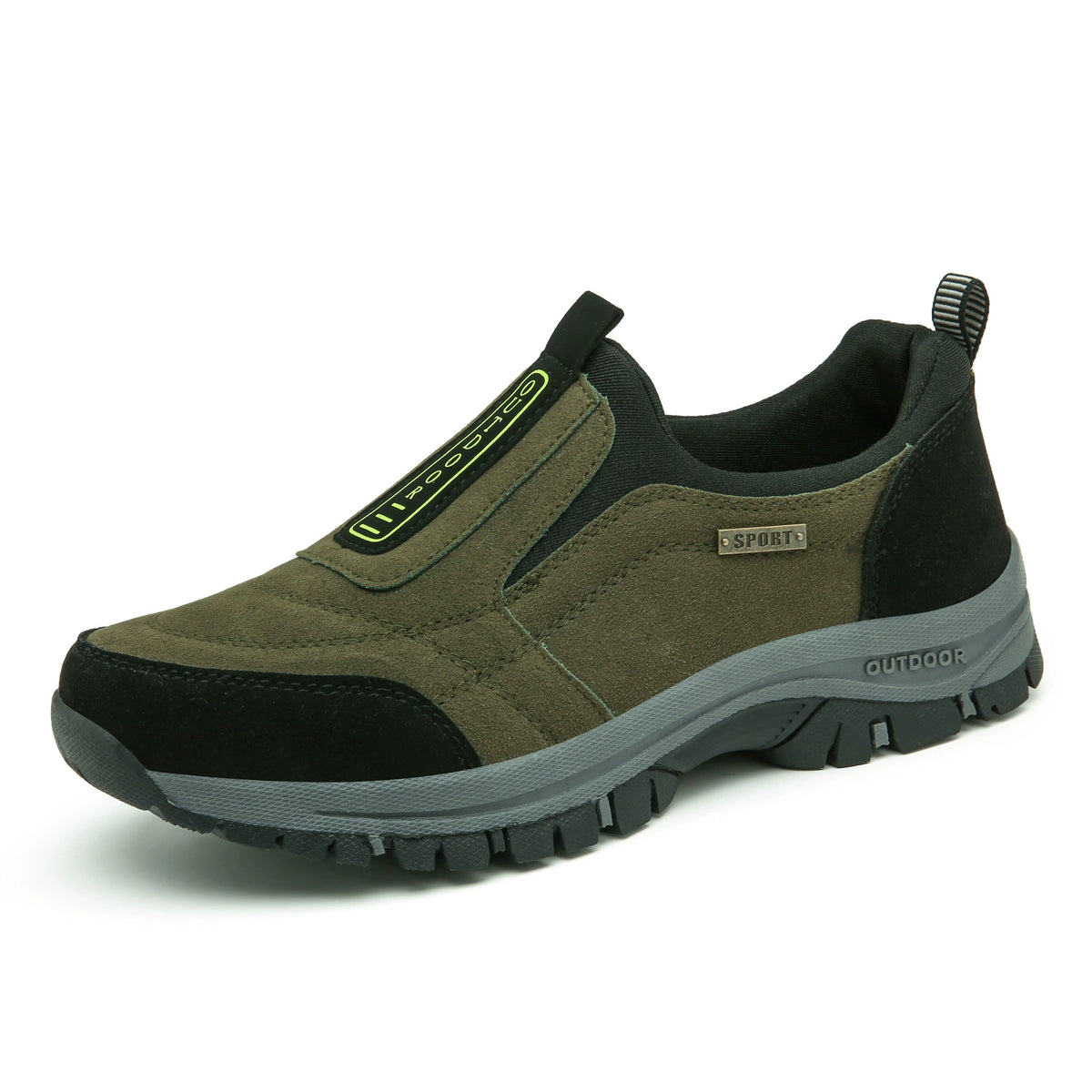 MEN'S EXTENDED WIDTH FOOT COMFORTABLE SNEAKERS WITH ARCH SUPPORT AND SHOCK ABSORPTION