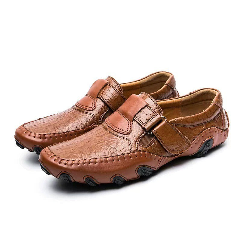 Genuine Leather Men's orthopedic Loafers