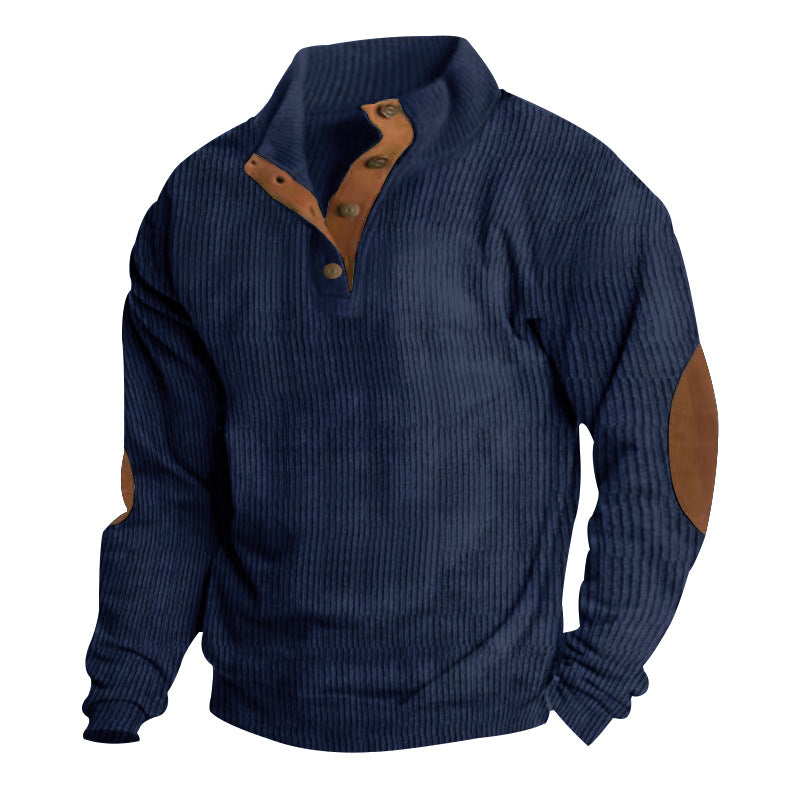 🔥Men's Outdoor Casual Stand Collar Long Sleeve Sweatshirt