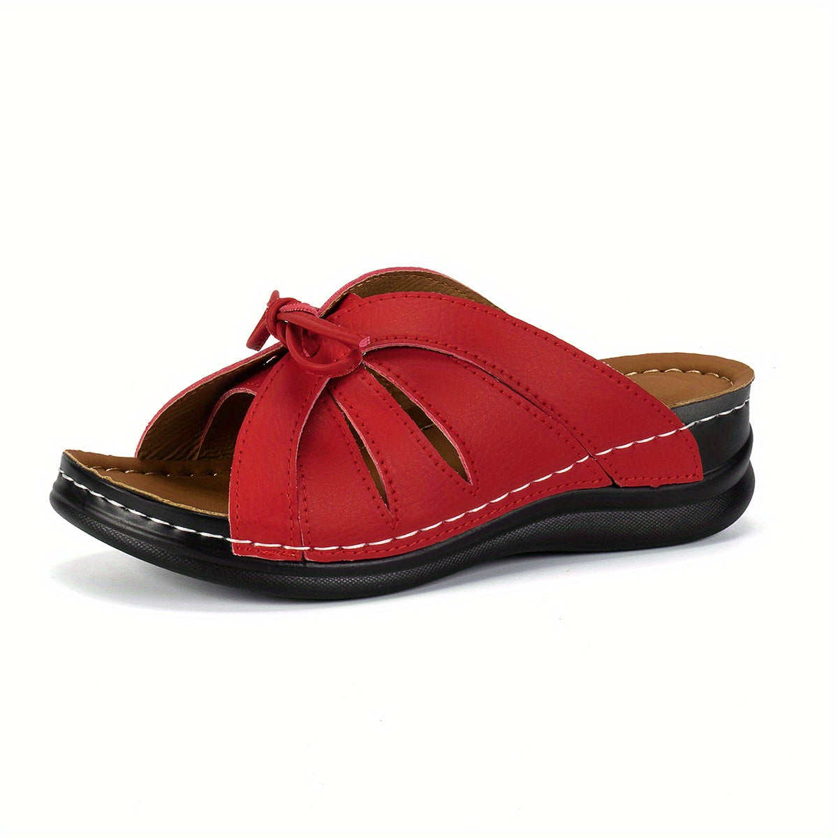 Women Vintage Premium Orthopedic Open Toe Summer Wedges Platform Sandals