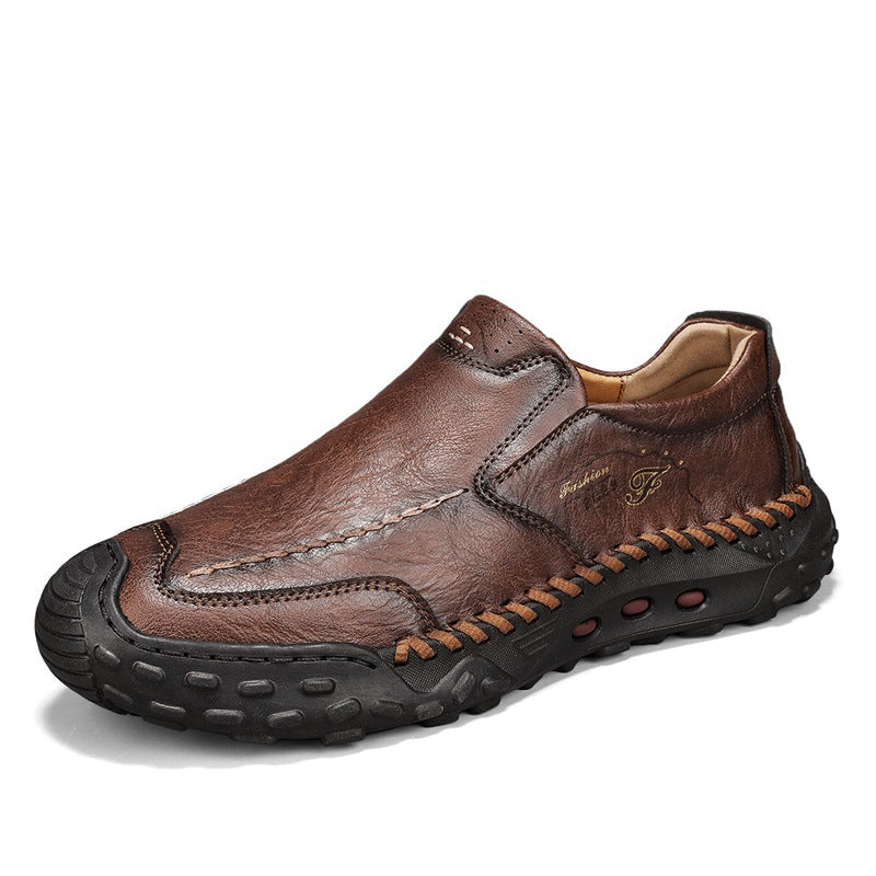 🔥Today 60% off🔥Men's latest genuine leather ⚡ orthopedic shoes with arch support to relieve foot pain
