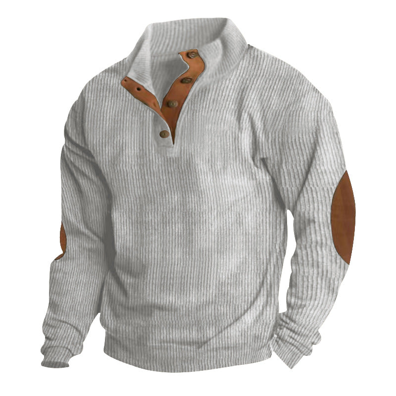 🔥Men's Outdoor Casual Stand Collar Long Sleeve Sweatshirt