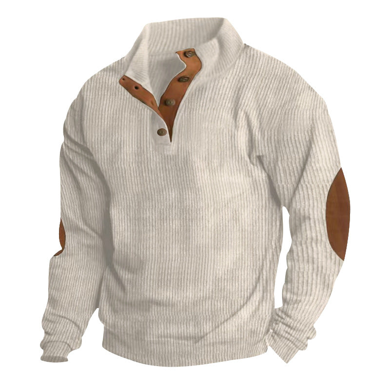 Men's Outdoor Casual Stand Collar Long Sleeve Sweatshirt