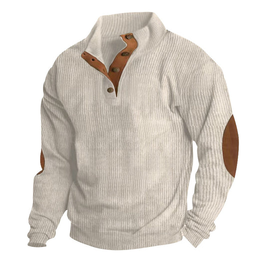Men's Outdoor Casual Stand Collar Long Sleeve Sweatshirt