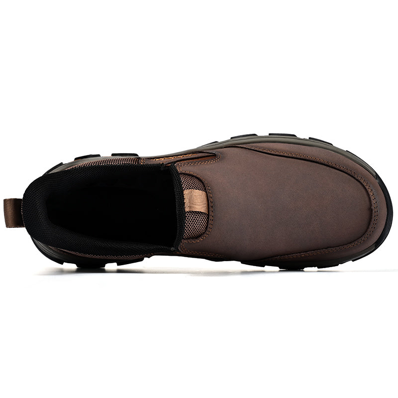 ⏰Promotion 60% OFF - 2025 New Men's Orthopedic Hands-Free Genuine Leather Slip On Loafers