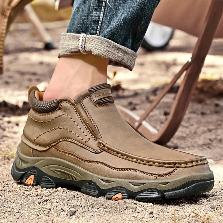 ⏰Last day 60% OFF - 2025 Hot selling men's casual thick-soled non-slip orthopedic leather boots