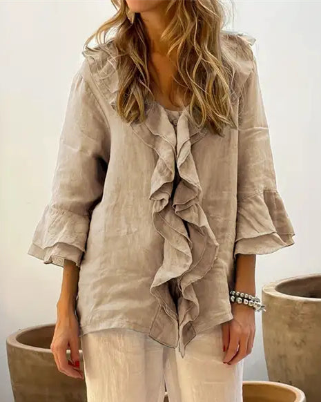 Stylish Ruffled Blouse