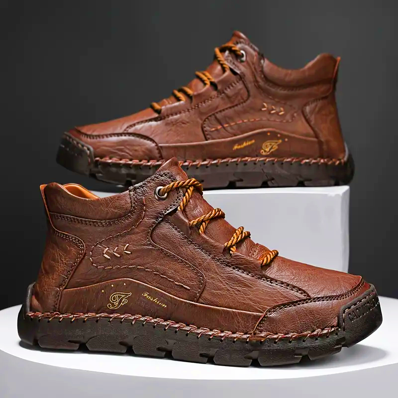 (🔥NEW YEAR SALE - 70% OFF) Finddbest™ Handcrafted Men's Leather Shoes - Relieve Foot Pain