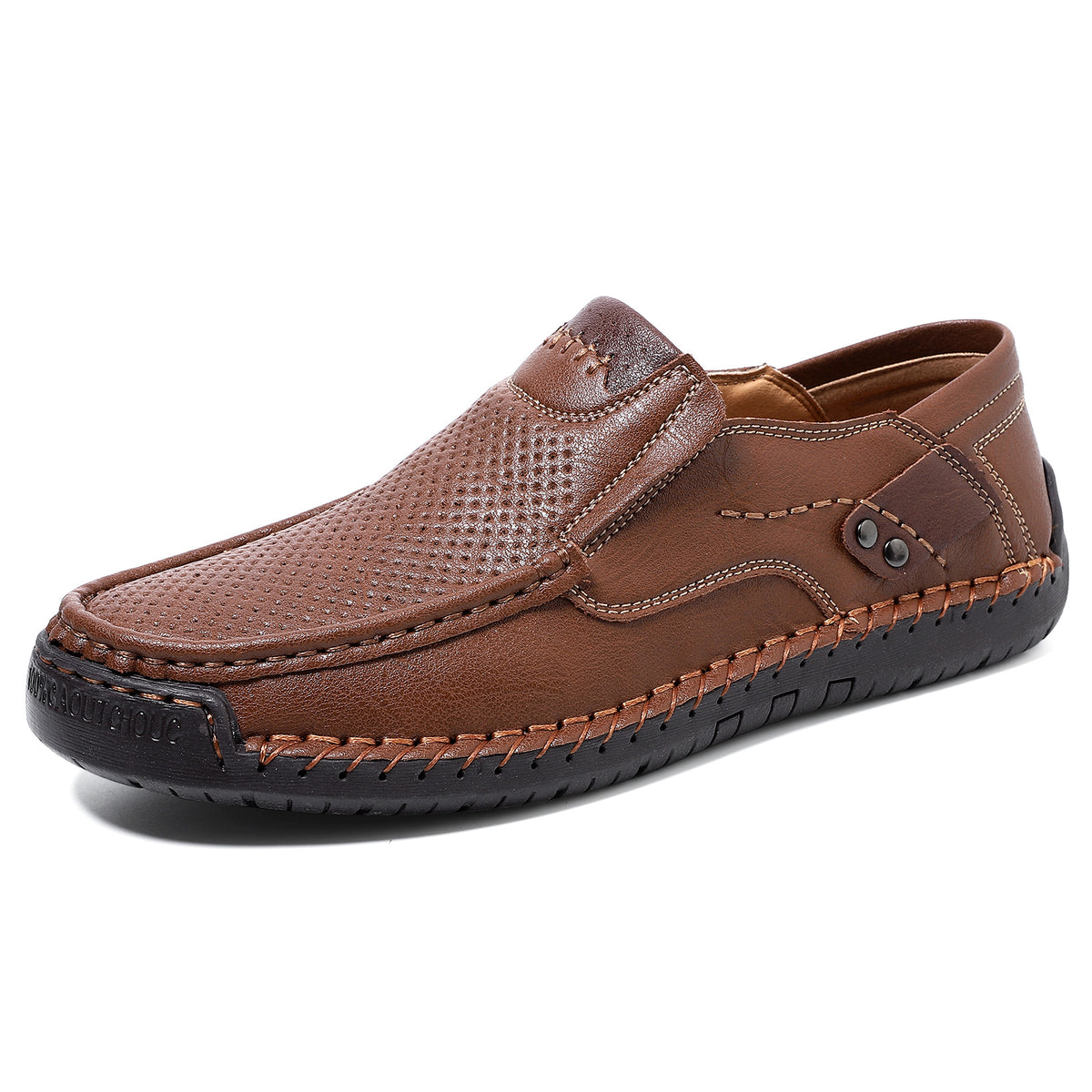 Last day for 50% off 🔥⏱️Christmas sale⏱️🔥Men's calfskin slip-on ⚡ hollow loafers
