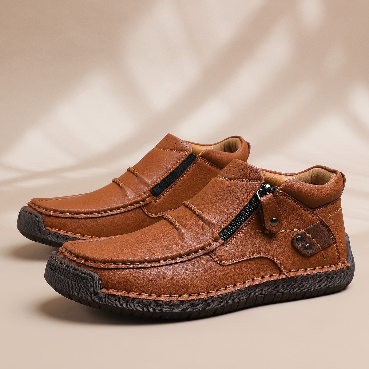 ⏰Limited Time Sale 70% OFF-Men’s   Premium Leather Slip