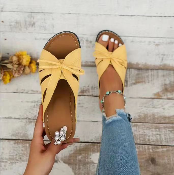 Women Vintage Premium Orthopedic Open Toe Summer Wedges Platform Sandals