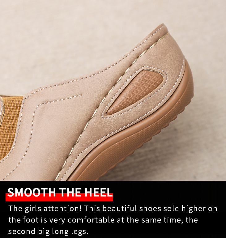 Women's Arch Support Elastic Wide Toe Wedge Heel Sandals