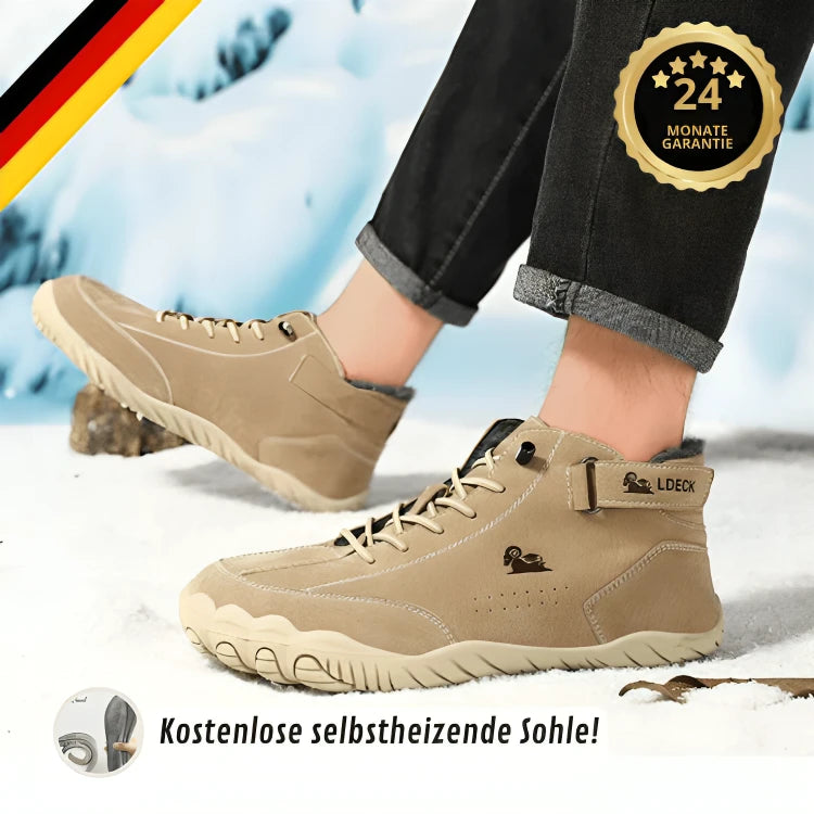 Wiecel™ FrostStep – Kältefeste & rutschfeste Barfuß-Winterstiefel