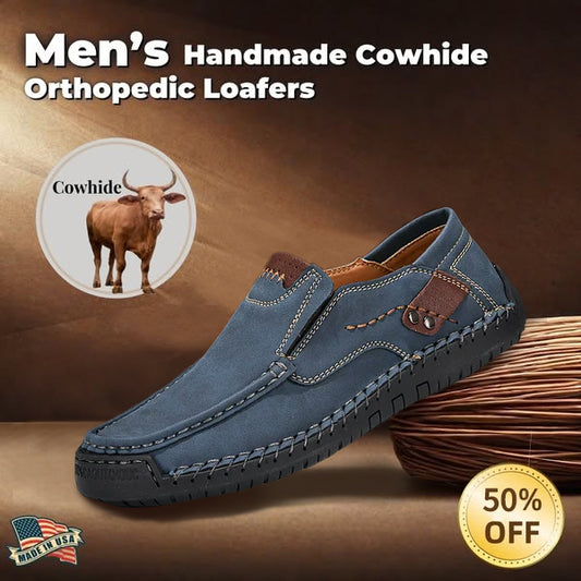 ⏰Christmas sale 70% OFF 🔥 Men's   Genuine Leather Slip-On Loafers