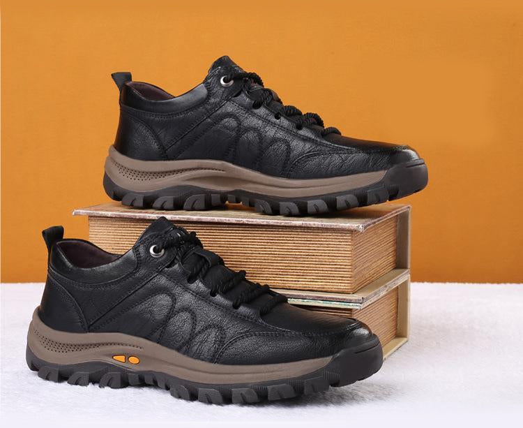 🔥ON THIS WEEK SALE 70% OFF🔥 Men's Casual Hand Stitching Leather Arch Support Shoes（Buy 2 For Free Shipping）