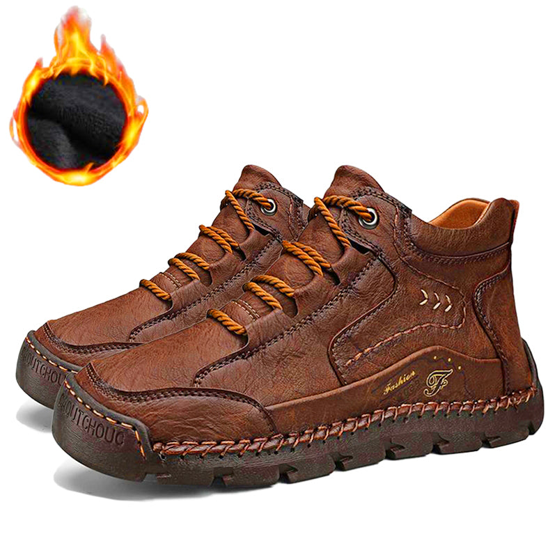 (🔥NEW YEAR SALE - 70% OFF) Finddbest™ Handcrafted Men's Leather Shoes - Relieve Foot Pain
